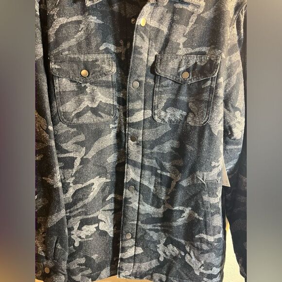 Camo Utility/Barn Jacket NWT quilted inside by Sonoma Retails $100 - Picture 6 of 13